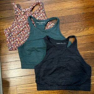 Bundle of 3 Outdoor Voices Crop Tops (Size Small)
